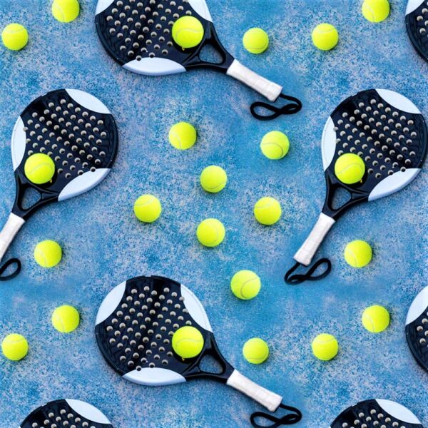 TRIKÅ PADEL BLÅ/SVART/NEONGUL