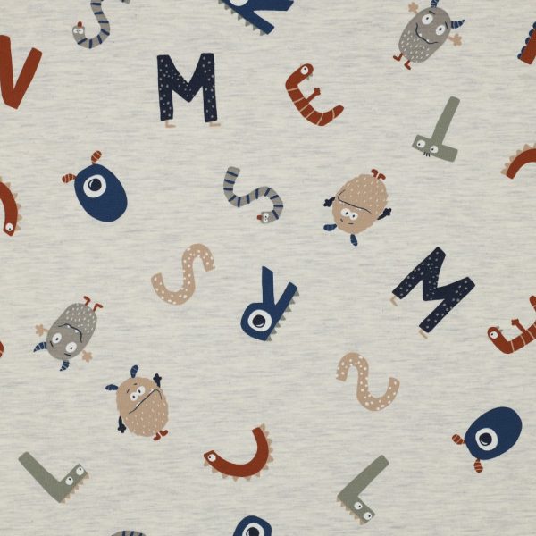 TRIKÅ M.O.N.S.T.E.R GRÅ/BEIGE/BLÅ FG 1