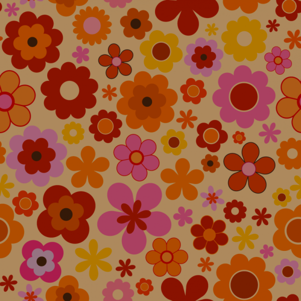 TRIKÅ EKO RETRO-ROSANNA CREMÉ/ROSA/ORANGE