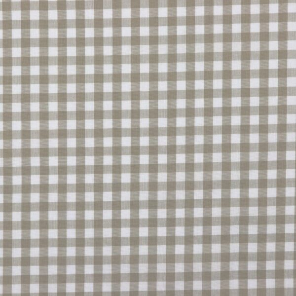 BOMULLSTYG SKJORTKLASSIKER BEIGE/VIT RUTIG 10MM FG 87034