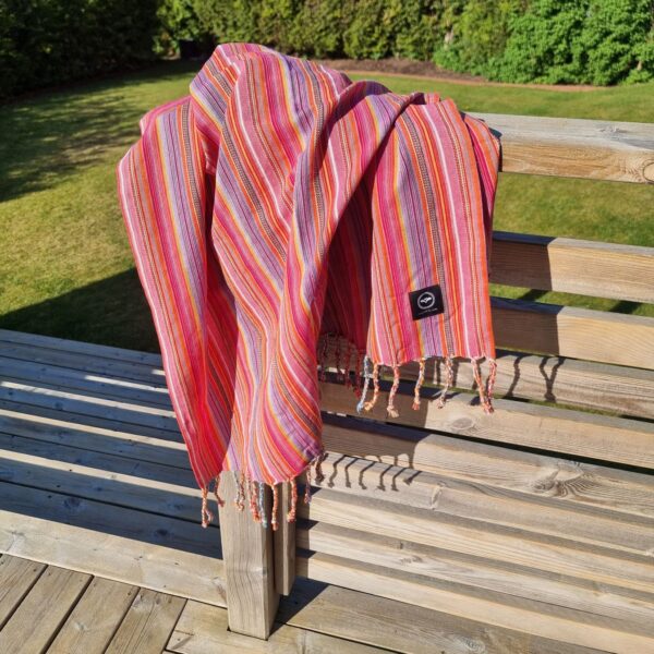 HAMAMHANDDUK GOA 80X180 CM ROSA/MULTI