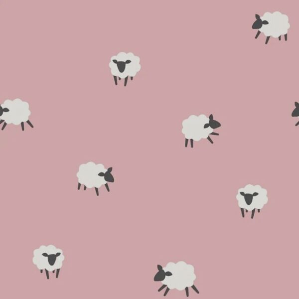 BOMULLSTYG FLUFFIGA FÅR ROSA FG 14