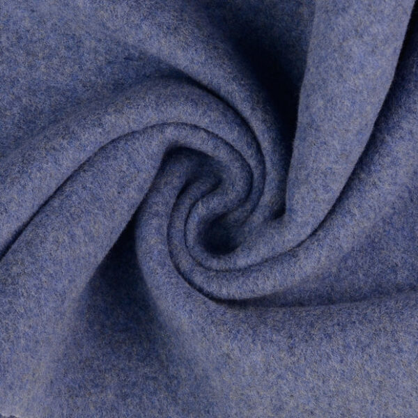 EKOLOGISK BOMULLSFLEECE JEANSBLÅ MELERAD FG 4028